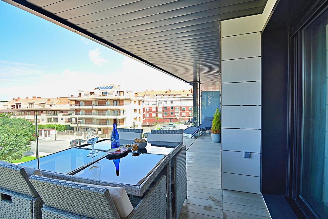 Impresionante apartamento con piscina en Sanxenxo Exterior foto